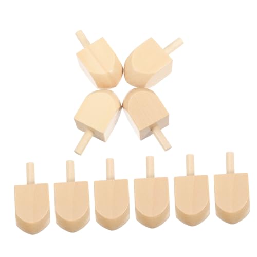 TOPPERFUN 10 Stück Hölzerner Kreisel Geformt Handwerk Party Form Drinnen Unvollendet Dekorationen Spinnen Dreidel Tütenfüller Für Weihnachtsfeiern Machen Sie Ihren Eigenen Dreidel Lotusbaum TOPPERFUN 10 Stück Hölzerner Kreisel Geformt Handwerk Party Form Drinnen Unvollendet Dekorationen Spinnen Dreidel Tütenfüller Für Weihnachtsfeiern Machen Sie Ihren Eigenen Dreidel Lotusbaum von TOPPERFUN