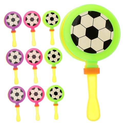 TOPPERFUN 10 Stück Teiliges Handklatscher aus Kunststoff Lauter Anfeuerungsprop für Fußballspiele Partys und Feiern für Festivals und Veranstaltungen von TOPPERFUN