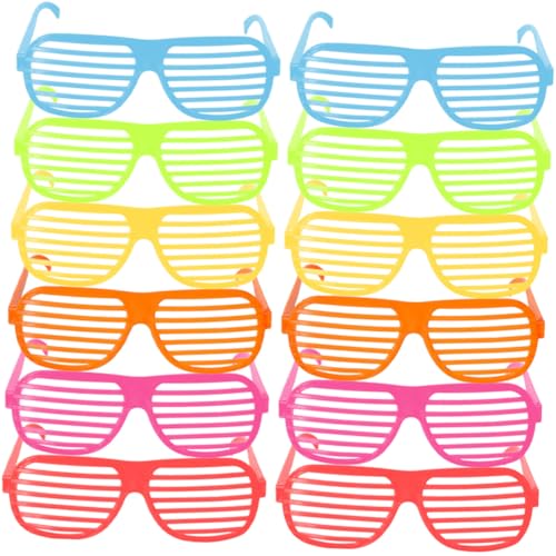 TOPPERFUN 10 Stück Teiliges Kunststoff Shutter Eyeglasses Kreative Partybrille für Erwachsene Modisches Foto Accessoire Bequeme Trendige Sonnenbrille für Feiertage und Feiern TOPPERFUN 10 Stück Teiliges Kunststoff Shutter Eyeglasses Kreative Partybrille für Erwachsene Modisches Foto Accessoire Bequeme Trendige Sonnenbrille für Feiertage und Feiern von TOPPERFUN