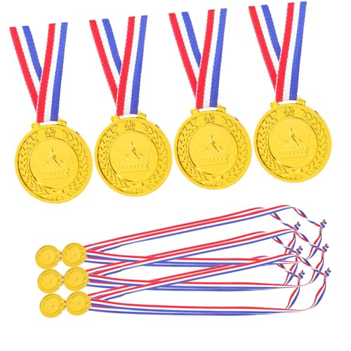 TOPPERFUN 10 Stücke Gold Medaillen Für Auszeichnungen Award Medaillen Auszeichnungen Für Sport Party Turniere Preise Wettbewerbe Goldene TOPPERFUN 10 Stücke Gold Medaillen Für Auszeichnungen Award Medaillen Auszeichnungen Für Sport Party Turniere Preise Wettbewerbe Goldene von TOPPERFUN
