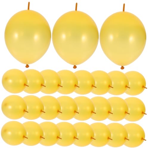 TOPPERFUN 100 Stück Latexballon Braut- Hochzeit Aufdecken Party Pastellfarbene Luftballons Und Luftballons Für Bogen Konfetti Weiß Luftballons Zum Binden Emulsion Golden von TOPPERFUN