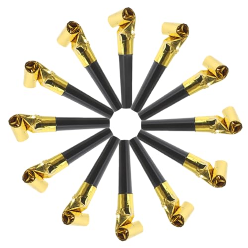 TOPPERFUN 100 Stück Partystimmung weht Drache Neuheit Luft Partygeschenk jubeln lustig Silvester-Gebläse Partygebläse Krachmacher Neujahrsgebläse Geräuschmacher p.s Golden TOPPERFUN 100 Stück Partystimmung weht Drache Neuheit Luft Partygeschenk jubeln lustig Silvester-Gebläse Partygebläse Krachmacher Neujahrsgebläse Geräuschmacher p.s Golden von TOPPERFUN