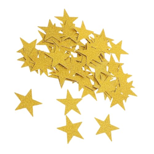 TOPPERFUN 100 Stück -konfetti Papier Konfetti Farbe Gold Ausschnitte Stern Handwerk Form Ausgeschnitten Stern-papierausschnitte Glitzer-konfetti-ausschnitte Golden Papier TOPPERFUN 100 Stück -konfetti Papier Konfetti Farbe Gold Ausschnitte Stern Handwerk Form Ausgeschnitten Stern-papierausschnitte Glitzer-konfetti-ausschnitte Golden Papier von TOPPERFUN