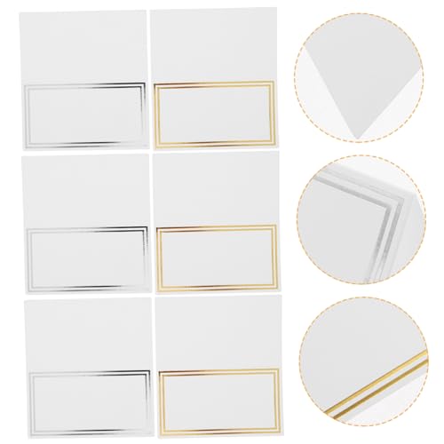 TOPPERFUN 100Stücke Namenskarten Für Hochzeiten Und Feiern Goldene Und Silberne Platzkarten Für Tischdekoration Für Veranstaltungen TOPPERFUN 100Stücke Namenskarten Für Hochzeiten Und Feiern Goldene Und Silberne Platzkarten Für Tischdekoration Für Veranstaltungen von TOPPERFUN