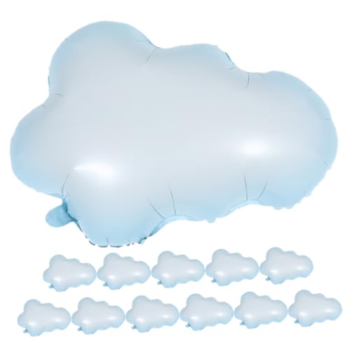 TOPPERFUN 12 Stück Aluminiumfolien Ballons Geburtstagsdekorationen Große Kinderparty Dekorationen Partygeschenke Wolken Geburtstagsparty Zubehör Geburtstagsparty Ballons Party Füller TOPPERFUN 12 Stück Aluminiumfolien Ballons Geburtstagsdekorationen Große Kinderparty Dekorationen Partygeschenke Wolken Geburtstagsparty Zubehör Geburtstagsparty Ballons Party Füller von TOPPERFUN