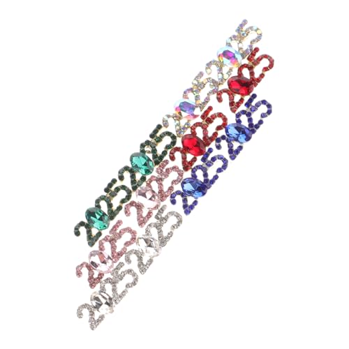 TOPPERFUN 12 Stück Nail Art Charms Zahlen Nagel Schmuck Mini DIY Dekorationen für Fingernägel Glitzernde Zahlen Accessoires für Maniküre und Kreative Kunstprojekte von TOPPERFUN