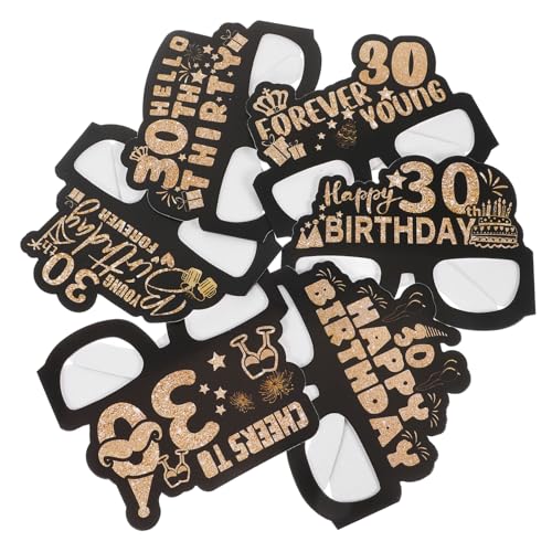 TOPPERFUN 12 Stück Papierbrillenrahmen Glücklich Gold Verkaufsstand Toni verrückt gläser Geburtstagsfeierbrille geburtstag dekoration kit Geburtstagsfeier Brillen geburtstagsfeier dekoration TOPPERFUN 12 Stück Papierbrillenrahmen Glücklich Gold Verkaufsstand Toni verrückt gläser Geburtstagsfeierbrille geburtstag dekoration kit Geburtstagsfeier Brillen geburtstagsfeier dekoration von TOPPERFUN