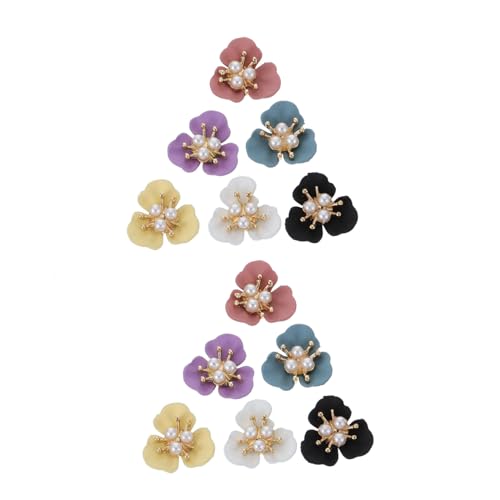 TOPPERFUN 12 Stück Teiliges DIY Nagelkunst Dekorationen Blumenperlen Nagelcharms für Maniküre Selbstklebende Nail Art Sticker Blau Gelb und Rosé für Feste und Besondere Anlässe TOPPERFUN 12 Stück Teiliges DIY Nagelkunst Dekorationen Blumenperlen Nagelcharms für Maniküre Selbstklebende Nail Art Sticker Blau Gelb und Rosé für Feste und Besondere Anlässe von TOPPERFUN