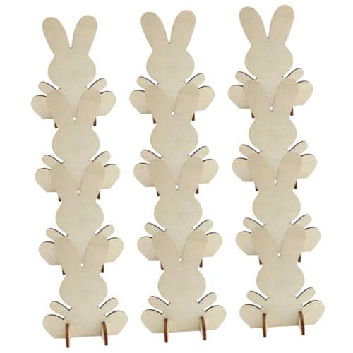 TOPPERFUN 12 Stück Teiliges Holz osterhasen Bemalen DIY Holzfiguren Basteln Kleine Osterdeko für Nachhaltige Holz osterhasen Kreative Osterdekoration zum Selbergestalten TOPPERFUN 12 Stück Teiliges Holz osterhasen Bemalen DIY Holzfiguren Basteln Kleine Osterdeko für Nachhaltige Holz osterhasen Kreative Osterdekoration zum Selbergestalten von TOPPERFUN