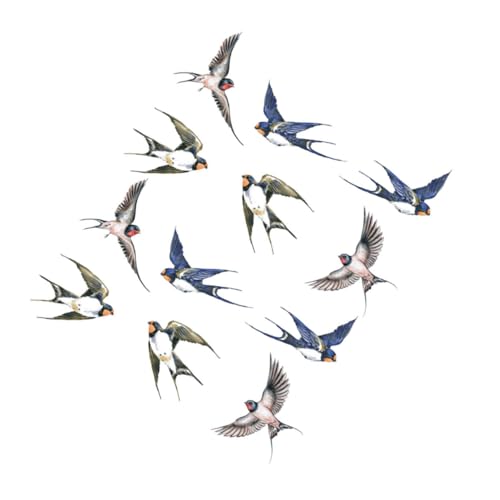 TOPPERFUN 12Stück Antikollisionsaufkleber mit Vogelmotiv, 47,3 x 32,1 cm Antikollisionsschutzfolie für Fenster, bunte Vogel Fensteraufkleber, entfernbare 3D Antikollisionswarnaufkleber mit Vogelmotiv TOPPERFUN 12Stück Antikollisionsaufkleber mit Vogelmotiv, 47,3 x 32,1 cm Antikollisionsschutzfolie für Fenster, bunte Vogel Fensteraufkleber, entfernbare 3D Antikollisionswarnaufkleber mit Vogelmotiv von TOPPERFUN