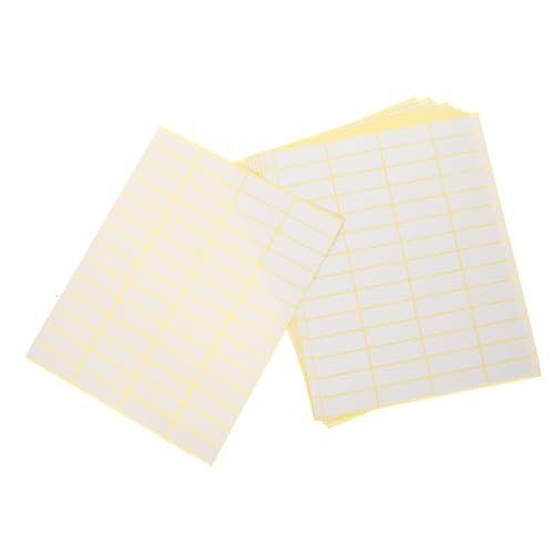 TOPPERFUN 15 Blatt Preisschild Aufkleber Klebestreifen Lesezeichen Aufkleberpapier Kleine Kreisaufkleber Etiketten Aufkleber Klebeetiketten Etiketten Klein Selbstklebendes Papier Weiß von TOPPERFUN
