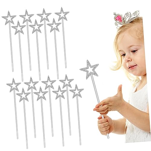 TOPPERFUN 15Stücke Feenstöcke Für Silberne Kunststoff Zauberstäbe Für Kinderpartys Prinzessinnen Geburtstagsdeko Und Mitgebsel Für Kreative Mottopartys TOPPERFUN 15Stücke Feenstöcke Für Silberne Kunststoff Zauberstäbe Für Kinderpartys Prinzessinnen Geburtstagsdeko Und Mitgebsel Für Kreative Mottopartys von TOPPERFUN