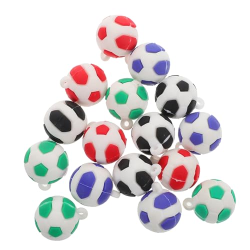 TOPPERFUN 16 Stück Fußball-Anhänger Fußball für Fußball-Tischdekoration Fußball Anhänger Fußball Charms PVC Fußball Partydekorationen zum Thema Fußball Fußball-Partygeschenke PVC-Weichkleber TOPPERFUN 16 Stück Fußball-Anhänger Fußball für Fußball-Tischdekoration Fußball Anhänger Fußball Charms PVC Fußball Partydekorationen zum Thema Fußball Fußball-Partygeschenke PVC-Weichkleber von TOPPERFUN