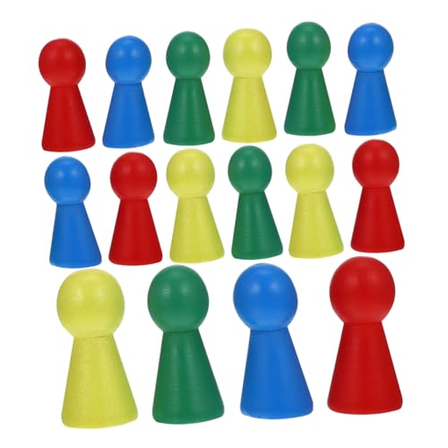 TOPPERFUN 16 Stück Teiliges Holzschachfiguren Kleine Schachstücke für Brettspiele Spielfiguren für Kreative Spiele und Lernzwecke TOPPERFUN 16 Stück Teiliges Holzschachfiguren Kleine Schachstücke für Brettspiele Spielfiguren für Kreative Spiele und Lernzwecke von TOPPERFUN