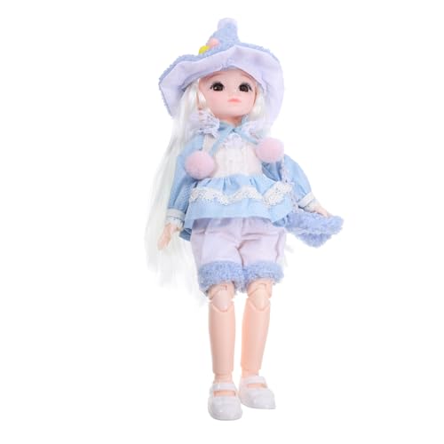 TOPPERFUN 1Satz Bjd Puppe mit Modischer Kleidung Zubehör und Umhängetasche für Weihnachten Fördert Kreativität und Rollenspiele TOPPERFUN 1Satz Bjd Puppe mit Modischer Kleidung Zubehör und Umhängetasche für Weihnachten Fördert Kreativität und Rollenspiele von TOPPERFUN