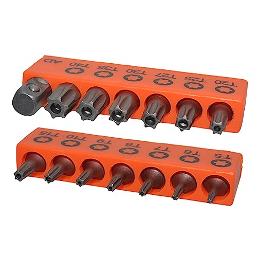 TOPPERFUN 1Satz Sicherheits Bit Teilig aus Stahl mit Langen Hohlsternen Schraubendreher Adapter für Elektronikreparaturen für Präzise Anwendungen TOPPERFUN 1Satz Sicherheits Bit Teilig aus Stahl mit Langen Hohlsternen Schraubendreher Adapter für Elektronikreparaturen für Präzise Anwendungen von TOPPERFUN