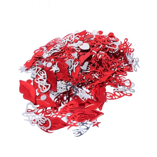 TOPPERFUN 1Tasche Lippenform Konfetti Rote Papierdekoration für Hochzeitsfeiern Valentinstag und Partys für Tischdeko und Geschenkkörbe ca Tüte TOPPERFUN 1Tasche Lippenform Konfetti Rote Papierdekoration für Hochzeitsfeiern Valentinstag und Partys für Tischdeko und Geschenkkörbe ca Tüte von TOPPERFUN