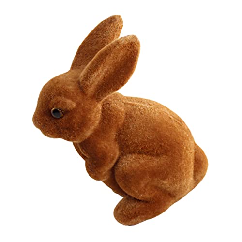 TOPPERFUN 1stück -Dekoration Beflockte Hasenfigur Aus Hochwertigem Handgefertigter Deko-hase Für Tisch Und Büro Süße Adornment Für Feiertage Und Home Decor TOPPERFUN 1stück -Dekoration Beflockte Hasenfigur Aus Hochwertigem Handgefertigter Deko-hase Für Tisch Und Büro Süße Adornment Für Feiertage Und Home Decor von TOPPERFUN