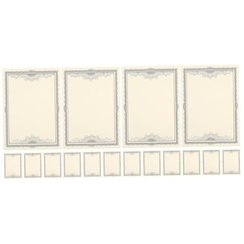 TOPPERFUN 2 Sätze Bedruckbares Papier Archiv Grußkarten Auszeichnungen Offizielles Pergament Zertifikat Abschluss Diplom Leeres Papier Schul Auszeichnungsmaterial Schul 8 Stücke * 2 TOPPERFUN 2 Sätze Bedruckbares Papier Archiv Grußkarten Auszeichnungen Offizielles Pergament Zertifikat Abschluss Diplom Leeres Papier Schul Auszeichnungsmaterial Schul 8 Stücke * 2 von TOPPERFUN