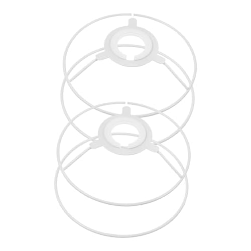 TOPPERFUN 2 Sätze Diy Lampenschirm Runde Lampenschirmhalterung für Fassung und Vielseitig Einsetzbar für Tischlampe Stehlampe und Wohnraumgestaltung TOPPERFUN 2 Sätze Diy Lampenschirm Runde Lampenschirmhalterung für Fassung und Vielseitig Einsetzbar für Tischlampe Stehlampe und Wohnraumgestaltung von TOPPERFUN
