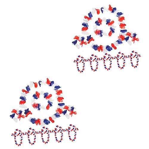 TOPPERFUN 2 Sätze Girlande -Requisiten Leis Zubehör Hochzeit Nacken Tropisch Dekoration Sommer Party Gefälligkeiten Blumen Halskette Aha Strand Stoff 72 Stück * 2 TOPPERFUN 2 Sätze Girlande -Requisiten Leis Zubehör Hochzeit Nacken Tropisch Dekoration Sommer Party Gefälligkeiten Blumen Halskette Aha Strand Stoff 72 Stück * 2 von TOPPERFUN