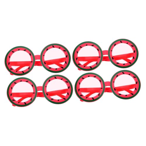TOPPERFUN 2 Sätze Wassermelonengläser Farben Retro Strandparty-brille Fruchtig Sonnenbrille Tropisch Runden Sommer Spaß Trendy Funky Geformt Fälschung Stk 2 Stück * 2 TOPPERFUN 2 Sätze Wassermelonengläser Farben Retro Strandparty-brille Fruchtig Sonnenbrille Tropisch Runden Sommer Spaß Trendy Funky Geformt Fälschung Stk 2 Stück * 2 von TOPPERFUN