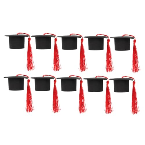 TOPPERFUN 2 Stück Abschlussdeckel für Cupcakes Party-Kuchen-Ornament Grad Cap Cupcake Topper Grad-Cap-Kuchen- Abschluss Topper Abschlusstorte Ornament Kuchen liefert Polyester Schwarz TOPPERFUN 2 Stück Abschlussdeckel für Cupcakes Party-Kuchen-Ornament Grad Cap Cupcake Topper Grad-Cap-Kuchen- Abschluss Topper Abschlusstorte Ornament Kuchen liefert Polyester Schwarz von TOPPERFUN