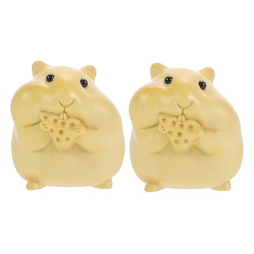 TOPPERFUN 2 Stück Kleine Tierornamente Aus Holz Holz Geschnitzte Tiere Bücherregaldekoration Miniaturtierstatue Miniatur-Hamster-Ornament Handgeschnitzte Tierfigur Holztierfiguren Hölzern TOPPERFUN 2 Stück Kleine Tierornamente Aus Holz Holz Geschnitzte Tiere Bücherregaldekoration Miniaturtierstatue Miniatur-Hamster-Ornament Handgeschnitzte Tierfigur Holztierfiguren Hölzern von TOPPERFUN