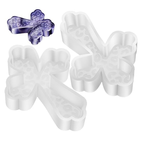 TOPPERFUN 2 Stück Kreuzgipsform Handwerk Herstellung Dekoration Gipsornamentform kreuzen Cross Siliconform Silikonformen für Epoxidharz Kreuzharzformen Silikon Kieselgel Weiß TOPPERFUN 2 Stück Kreuzgipsform Handwerk Herstellung Dekoration Gipsornamentform kreuzen Cross Siliconform Silikonformen für Epoxidharz Kreuzharzformen Silikon Kieselgel Weiß von TOPPERFUN