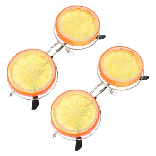 TOPPERFUN 2 Stück Lustige Zitronenbrille für Partys Cosplay Sonnenbrille als Foto für Hochzeiten und Strandveranstaltungen Orangefarbene Stylische und Bequeme Partybrille TOPPERFUN 2 Stück Lustige Zitronenbrille für Partys Cosplay Sonnenbrille als Foto für Hochzeiten und Strandveranstaltungen Orangefarbene Stylische und Bequeme Partybrille von TOPPERFUN