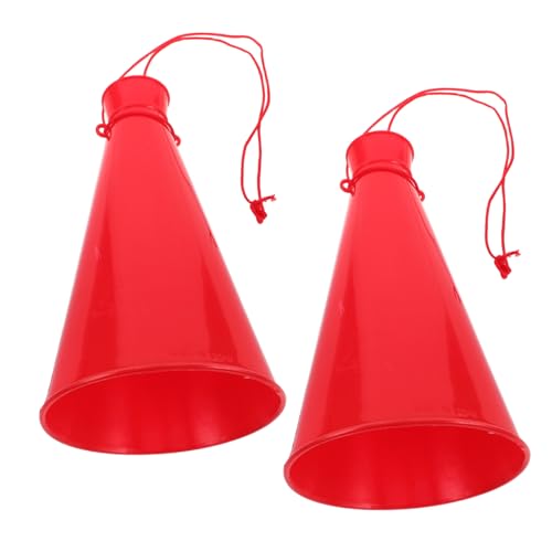TOPPERFUN 2 Stück Megaphone aus Robustem Kunststoff Tragbare Sport Party jubelhörner Leichte Geräuschemacher für Stadionanfeuerung Vielseitige Anfeuerungs Requisiten für Fans und Feiern TOPPERFUN 2 Stück Megaphone aus Robustem Kunststoff Tragbare Sport Party jubelhörner Leichte Geräuschemacher für Stadionanfeuerung Vielseitige Anfeuerungs Requisiten für Fans und Feiern von TOPPERFUN