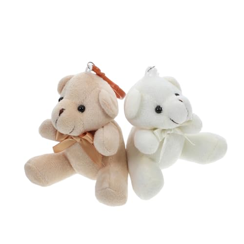 TOPPERFUN 2 Stück Schleife Puppe Bär Ornament Mini Bären Kuscheltier Niedlicher Plüschbär Taschenanhänger Mini Bär Plüsch Schlüsselanhänger Kuschelbär Hochzeit Plüsch Winziger Bär Winzige TOPPERFUN 2 Stück Schleife Puppe Bär Ornament Mini Bären Kuscheltier Niedlicher Plüschbär Taschenanhänger Mini Bär Plüsch Schlüsselanhänger Kuschelbär Hochzeit Plüsch Winziger Bär Winzige von TOPPERFUN
