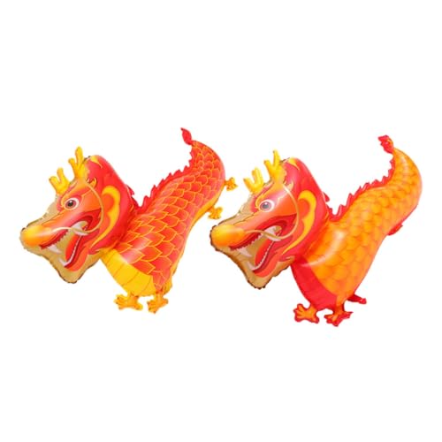 TOPPERFUN 2 Stück Teiliges Dragon Aluminum Folienballon für Chinesisches Neujahrsfest Lebendige Farben Leichte Handhabung Fotofreundlich Dekorativ für Frühlingsfest und Partyatmosphäre TOPPERFUN 2 Stück Teiliges Dragon Aluminum Folienballon für Chinesisches Neujahrsfest Lebendige Farben Leichte Handhabung Fotofreundlich Dekorativ für Frühlingsfest und Partyatmosphäre von TOPPERFUN