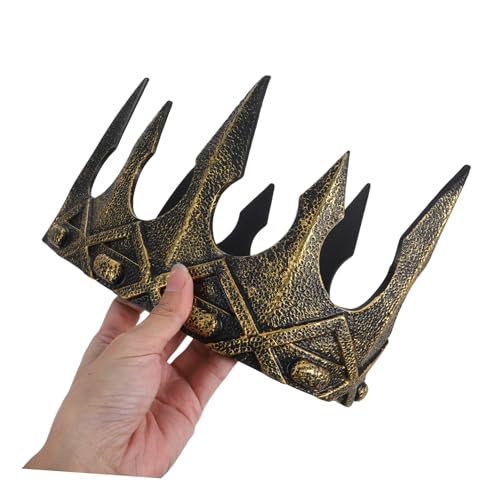 TOPPERFUN 2 Stück Vintage Königskrone Herren Teiliges Antike Mittelalterliche Cosplay Krone aus Weichem Schaumstoff Königliches Bühnenkostüm für Halloween Karneval und Theateraufführungen TOPPERFUN 2 Stück Vintage Königskrone Herren Teiliges Antike Mittelalterliche Cosplay Krone aus Weichem Schaumstoff Königliches Bühnenkostüm für Halloween Karneval und Theateraufführungen von TOPPERFUN
