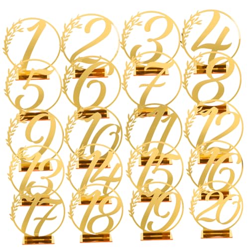 TOPPERFUN 20 Stck. Tischnummern für Hochzeiten Stabiler Basis Tischdeko für Feiern Geburtstage und Besondere Anlässe Nummerierung Langlebig und Bruchsicher und Veranstaltungen TOPPERFUN 20 Stck. Tischnummern für Hochzeiten Stabiler Basis Tischdeko für Feiern Geburtstage und Besondere Anlässe Nummerierung Langlebig und Bruchsicher und Veranstaltungen von TOPPERFUN