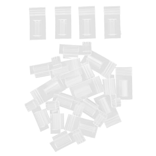 TOPPERFUN 20 Stück Etikettenhalter aus Transparente Preisschildhalter für Einfach Anzubringen für Supermärkte und Einzelhandel Robuste und Klare Sichtbarkeit von TOPPERFUN