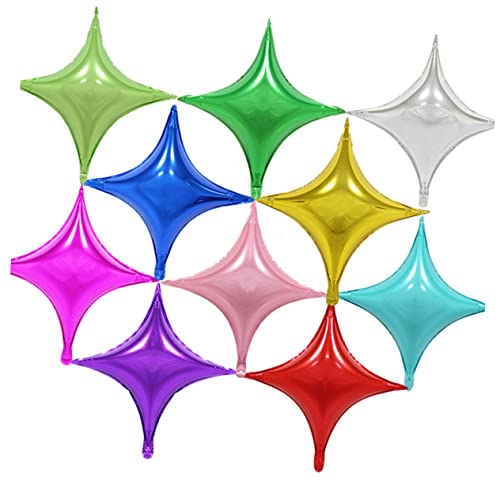 TOPPERFUN 20 Stück Grüne Aluminiumfolie Ballons Kleine Dekorative Partyballons für Hochzeiten Feiern und Veranstaltungen für Einzigartige und Foto Hintergründe von TOPPERFUN
