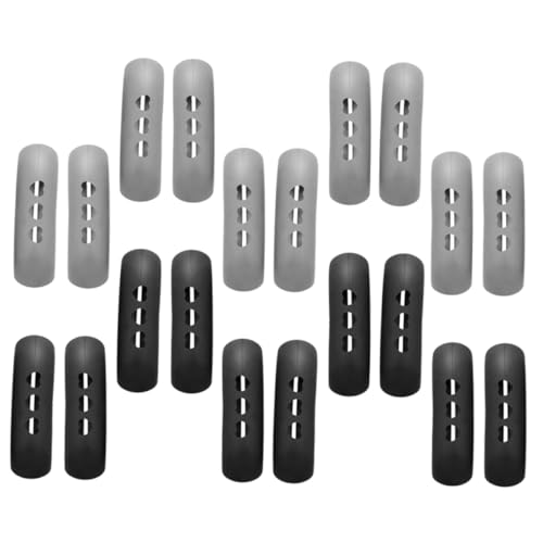 TOPPERFUN 20 Stück Teiliges Hitzebeständige Gummi Griffschutzhüllen für Pfannen und Töpfe rutschfeste Flexible Topfgriff Überzüge in Schwarz und Scalding Kochgeschirr Zubehör TOPPERFUN 20 Stück Teiliges Hitzebeständige Gummi Griffschutzhüllen für Pfannen und Töpfe rutschfeste Flexible Topfgriff Überzüge in Schwarz und Scalding Kochgeschirr Zubehör von TOPPERFUN