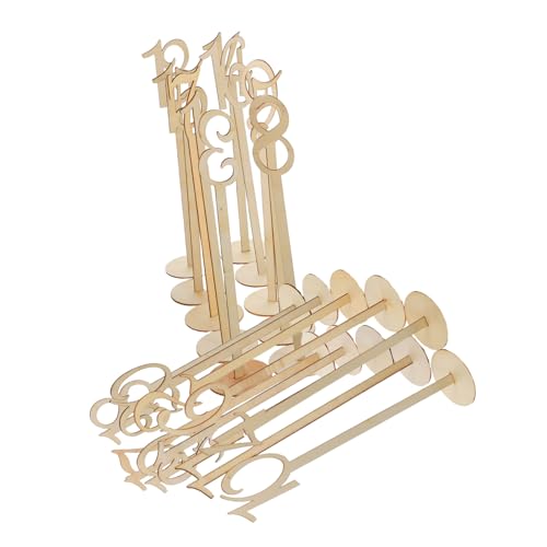 TOPPERFUN 20 Stück Zahlenkarten-Ornamente Tischnummern aus Holz Hochzeitstischnummern schwarz Tischmarker Hochzeit Tabellenmarkierungen goldene Tischnummern Tabellennummer steht Khaki TOPPERFUN 20 Stück Zahlenkarten-Ornamente Tischnummern aus Holz Hochzeitstischnummern schwarz Tischmarker Hochzeit Tabellenmarkierungen goldene Tischnummern Tabellennummer steht Khaki von TOPPERFUN