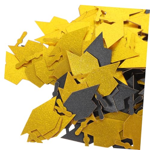 TOPPERFUN 200 Stück Arzt Hut Dekoration Konfetti Grad Kappen grad party Hochzeit Gold Dekorationen Schule Tisch Lieferungen für die Abschlussfeier Silver TOPPERFUN 200 Stück Arzt Hut Dekoration Konfetti Grad Kappen grad party Hochzeit Gold Dekorationen Schule Tisch Lieferungen für die Abschlussfeier Silver von TOPPERFUN