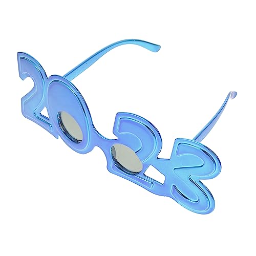 TOPPERFUN 2023 Lustige Brille Witzige Sonnenbrille Plastikpartybrille Silvester Brille Urlaubsparty-brille Party -fotokabine Requisiten Partyzubehör Party Sonnenbrille Ac-objektive Blau TOPPERFUN 2023 Lustige Brille Witzige Sonnenbrille Plastikpartybrille Silvester Brille Urlaubsparty-brille Party -fotokabine Requisiten Partyzubehör Party Sonnenbrille Ac-objektive Blau von TOPPERFUN