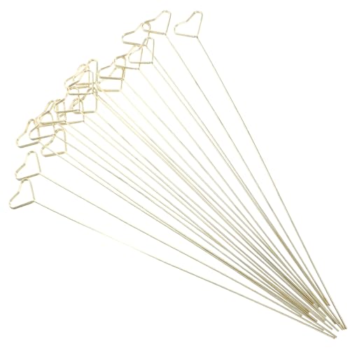 TOPPERFUN 20St Kartenhalter Blumenarrangements kartenclip Tischnummernhalter Fotohalter aus Draht Halterclips für Blumenkarten Partykarteninhaber Strauß Klipp Material Geschenkkarte Metall TOPPERFUN 20St Kartenhalter Blumenarrangements kartenclip Tischnummernhalter Fotohalter aus Draht Halterclips für Blumenkarten Partykarteninhaber Strauß Klipp Material Geschenkkarte Metall von TOPPERFUN