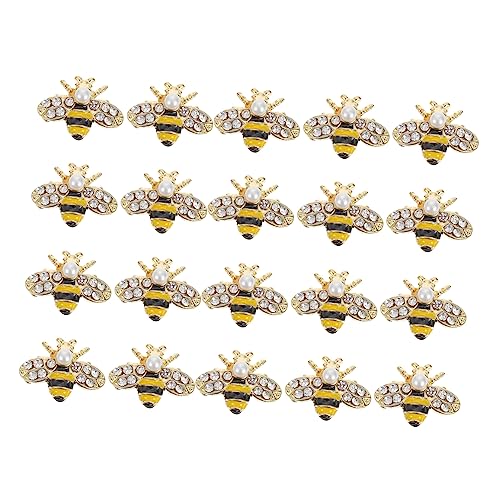TOPPERFUN 20Stücke Biene Nagel Legierung Nail Art Schmuck für DIY Maniküre Nageldekor Sicher und Langlebig Kreative Designs für Besondere Anlässe TOPPERFUN 20Stücke Biene Nagel Legierung Nail Art Schmuck für DIY Maniküre Nageldekor Sicher und Langlebig Kreative Designs für Besondere Anlässe von TOPPERFUN