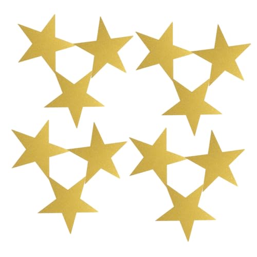TOPPERFUN 24 Teilige Sterndekorationen Für Partytische Konfetti Glitzersterne Goldenes Konfetti Pappausschnitte Pinnwandzubehör Goldene Sternausschnitte Goldene Tischdekorationen TOPPERFUN 24 Teilige Sterndekorationen Für Partytische Konfetti Glitzersterne Goldenes Konfetti Pappausschnitte Pinnwandzubehör Goldene Sternausschnitte Goldene Tischdekorationen von TOPPERFUN