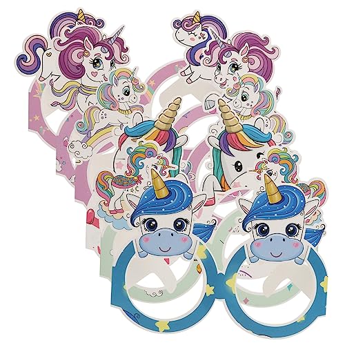 TOPPERFUN 24Paare Teiliges Einhorn Themenbrille für Geburtstagsfeiern Robuste Dekorative Papiersonnenbrillen für Partys und Gastgeschenke TOPPERFUN 24Paare Teiliges Einhorn Themenbrille für Geburtstagsfeiern Robuste Dekorative Papiersonnenbrillen für Partys und Gastgeschenke von TOPPERFUN