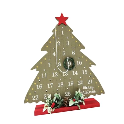TOPPERFUN 25 Countdown -Kalender Weihnachts-Countdown-Zeichen Adventskalender aus Holz weihnachtlicher adventskalender Holzkalender Countdown-Kalender für Süßigkeiten aus Holz hölzern TOPPERFUN 25 Countdown -Kalender Weihnachts-Countdown-Zeichen Adventskalender aus Holz weihnachtlicher adventskalender Holzkalender Countdown-Kalender für Süßigkeiten aus Holz hölzern von TOPPERFUN