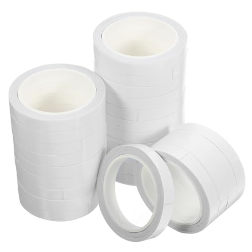 TOPPERFUN 25 Rollen Doppelseitiges Klebeband Werbeklebeband Doppelklebeband Selbstklebendes Montageband Scrapbooking -vorräte Papier Klebeband Kunstband Doppelseite Gewebe von TOPPERFUN