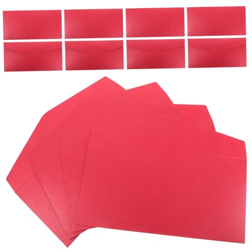 TOPPERFUN 25Stücke Rote Umschläge Kompakte Einladungsumschläge für Hochzeiten Geburtstagsfeiern und Feiertage Tragbar TOPPERFUN 25Stücke Rote Umschläge Kompakte Einladungsumschläge für Hochzeiten Geburtstagsfeiern und Feiertage Tragbar von TOPPERFUN