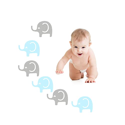 TOPPERFUN 2Er-Pack Elefant Konfetti aus Papier in Blau und Geburtstagsdeko für Shower und Kindergeburtstag pro Packung Streudeko für Besondere Anlässe von TOPPERFUN