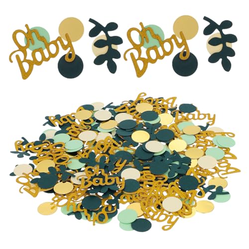 TOPPERFUN 2Sätze Konfetti Dekorationen Für Babyparty Mit Blättern Und Kreisen Für Tischdekoration Und Feierliche Anlässe Langlebig Und Attraktiv TOPPERFUN 2Sätze Konfetti Dekorationen Für Babyparty Mit Blättern Und Kreisen Für Tischdekoration Und Feierliche Anlässe Langlebig Und Attraktiv von TOPPERFUN